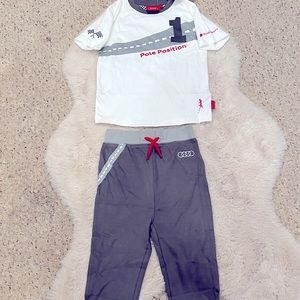 Audi Car Racing Kids Clothing Set 3-4 years old